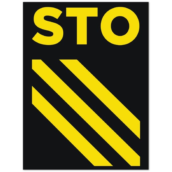 Stockholm Gulsvart Poster - 30X40 cm / 12X16?