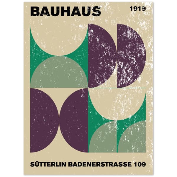 Bauhaus 1919 Poster - 30X40 cm / 12X16?