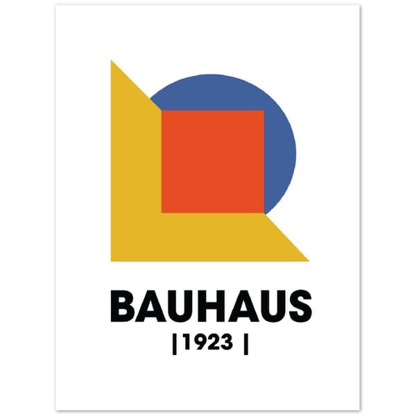 Bauhaus 1923 Poster - 30X40 cm / 12X16?