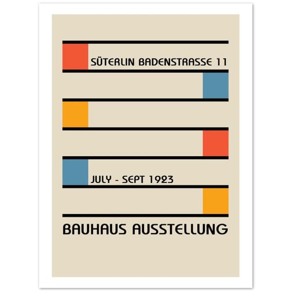 Bauhaus Ausstellung Poster - 30X40 cm / 12X16?