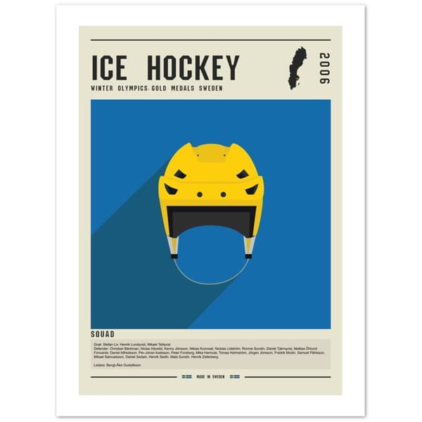 Sverige Ishockey OS 2006 Poster - 30X40 cm / 12X16?