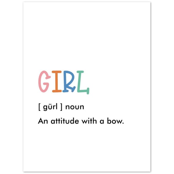 Girl Kids Poster - 30X40 cm / 12X16?