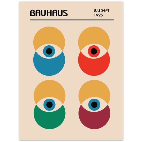 Bauhaus Juli-Sept Poster - 30X40 cm / 12X16?