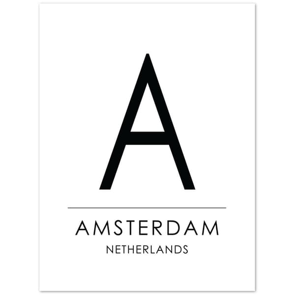 Amsterdam Netherlands Poster - 30X40 cm / 12X16?