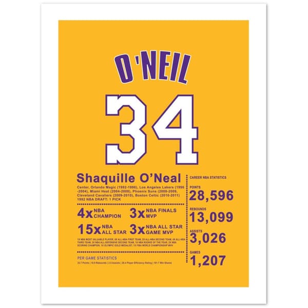 Shaq O'neil Poster - 30X40 cm / 12X16?