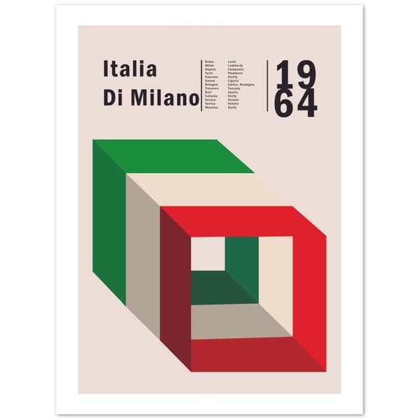 Italia Di Milano Poster - 30X40 cm / 12X16?