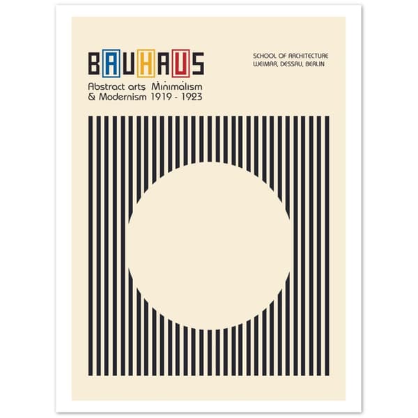 Bauhaus Beige Poster - 30X40 cm / 12X16?