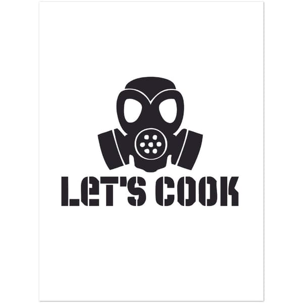 Let's Cook Poster - 30X40 cm / 12X16?