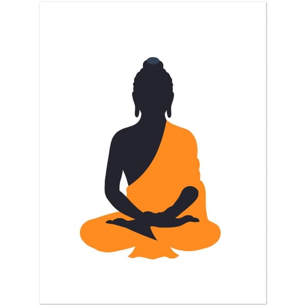 Buddha Munk Poster - 30X40 cm / 12X16?