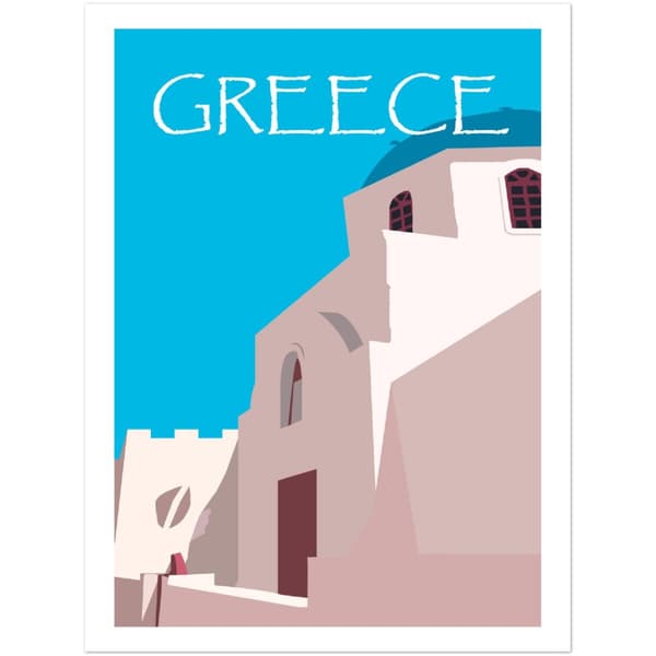 Grekland Poster - 30X40 cm / 12X16?