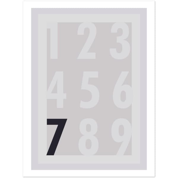 Numbers Game Poster - 30X40 cm / 12X16?
