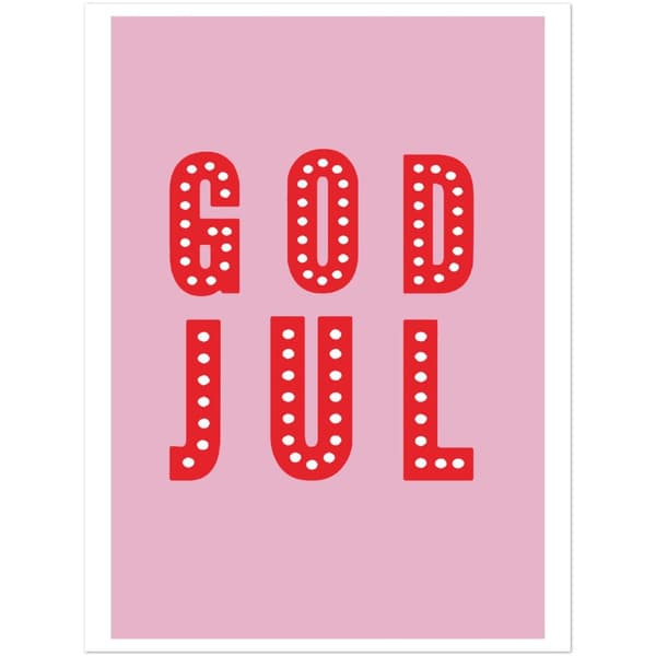 God Jul Poster - 30X40 cm / 12X16?