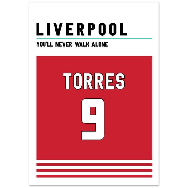 Fernando Torres Liverpool Poster - A3 (29.7 X 42 cm)