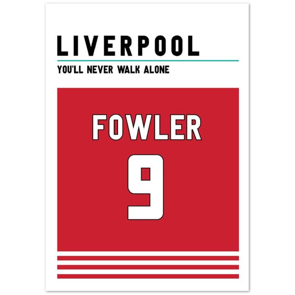 Robbie Fowler Poster - A3 (29.7 X 42 cm)