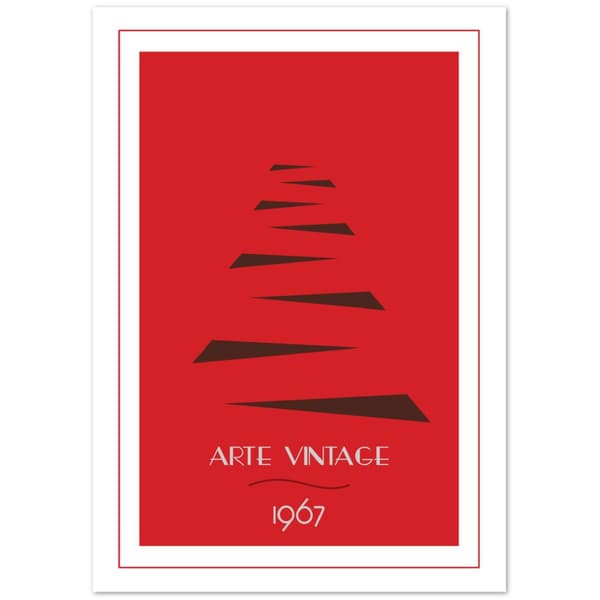 Vintage Travel Poster Arte 1967 - A3 (29.7 X 42 cm)