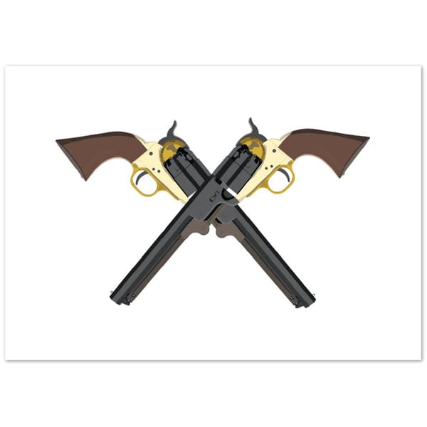 1851 Navy Revolver - A3 (29.7 X 42 cm)