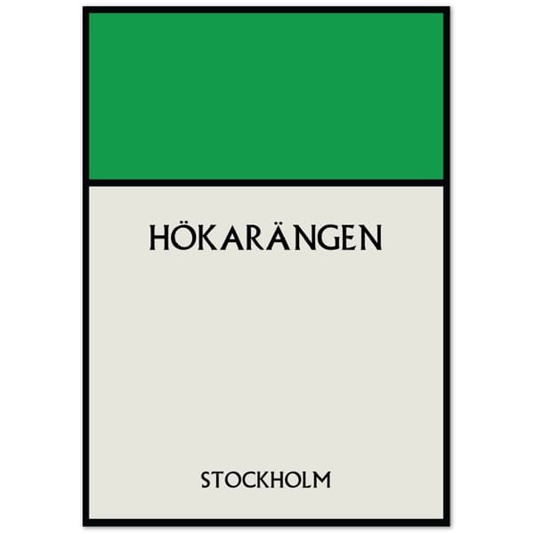 H�kar�ngen Stockholm Poster - A3 (29.7 X 42 cm)