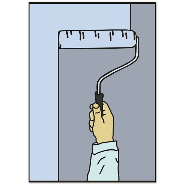 V�ggm�lning Mauvde Power Poster - A2 (42 X 59.4 cm)