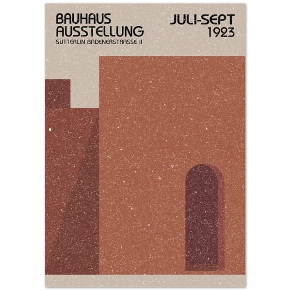 Bauhaus Ausstellung 1923 Poster - A2 (42 X 59.4 cm)