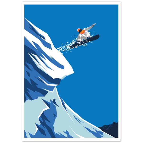 Snowboard Poster - A2 (42 X 59.4 cm)
