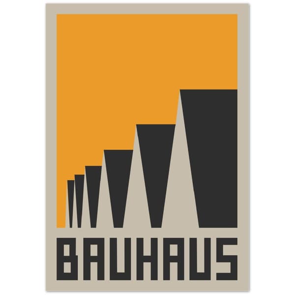 Bauhaus House Poster - A2 (42 X 59.4 cm)