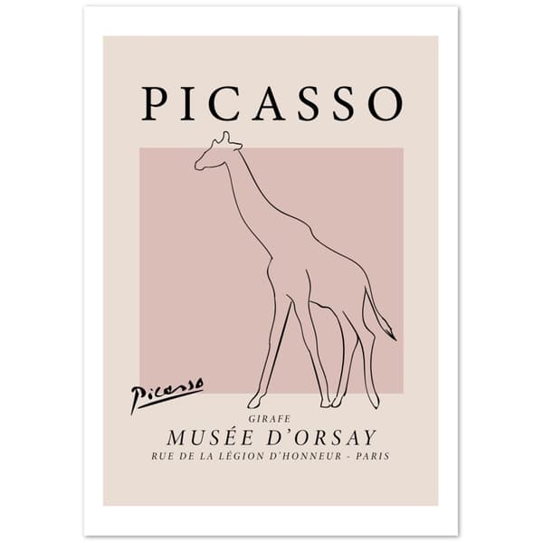 Picasso Giraffe - A2 (42 X 59.4 cm)