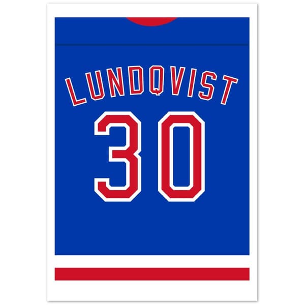 Henrik Lundqvist Poster - A2 (42 X 59.4 cm)