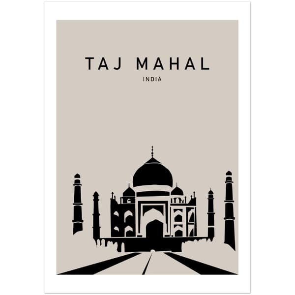 Taj Mahal Poster - A2 (42 X 59.4 cm)