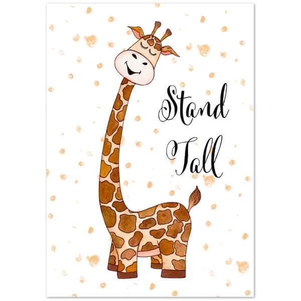 Stand Tall Poster - A2 (42 X 59.4 cm)