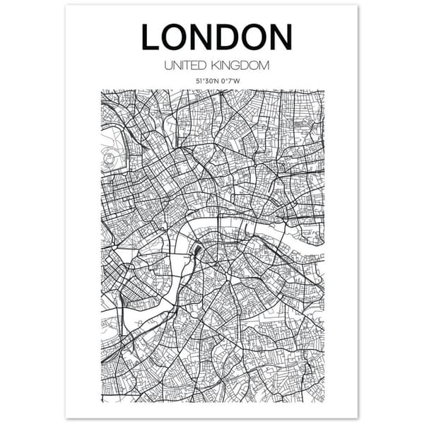 London Poster - A2 (42 X 59.4 cm)