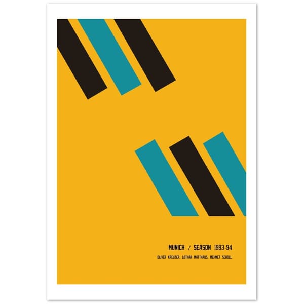 Bayern M�nchen 1993-94 Poster - A2 (42 X 59.4 cm)