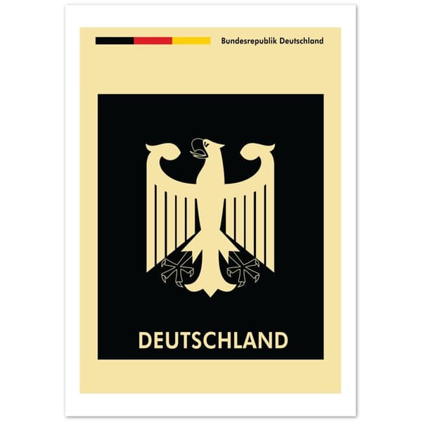 Deutschland Poster - A2 (42 X 59.4 cm)