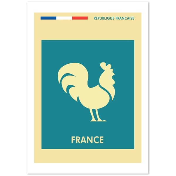 France Poster - A2 (42 X 59.4 cm)