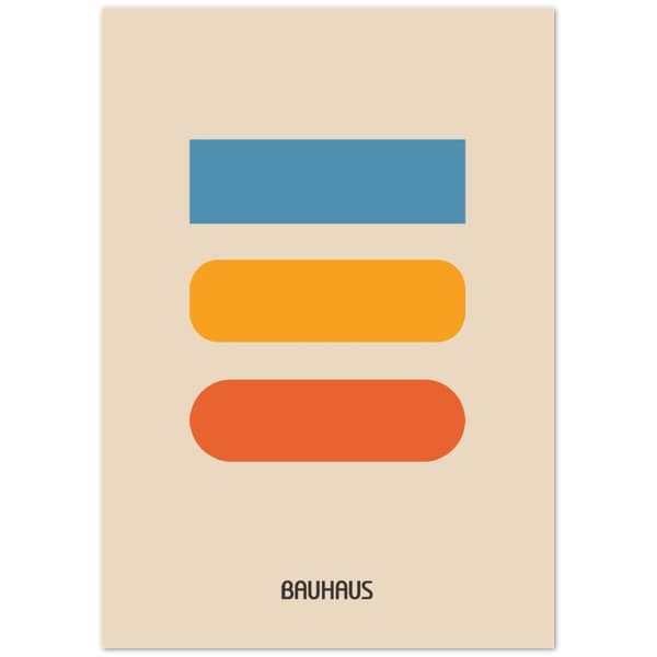 Bauhaus Poster - A2 (42 X 59.4 cm)