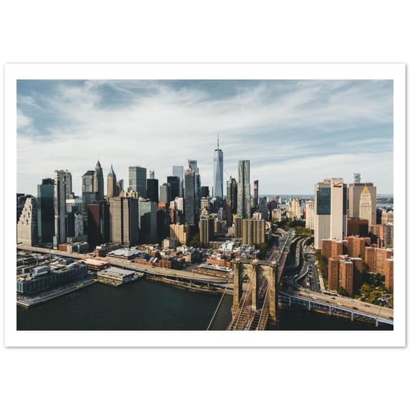 New York Skyline Poster - A2 (42 X 59.4 cm)
