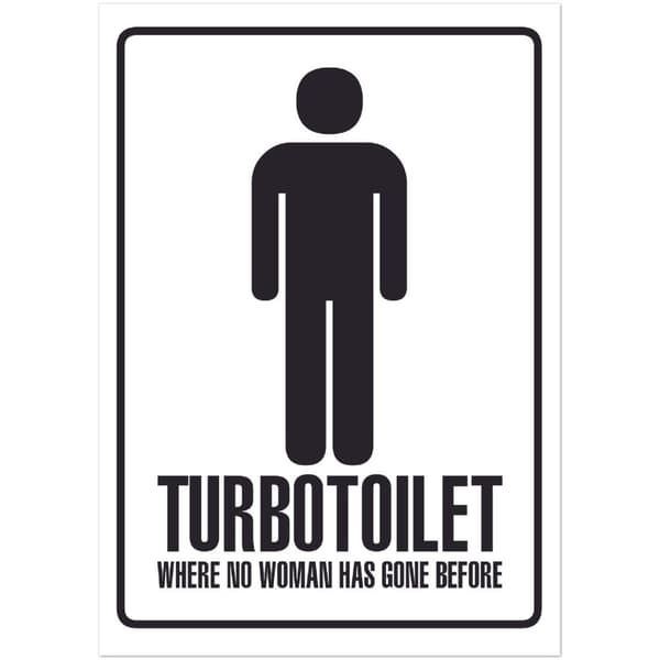 Turbotoilet Poster - A2 (42 X 59.4 cm)