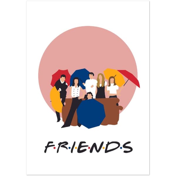 Friends Inspired Poster - A2 (42 X 59.4 cm)