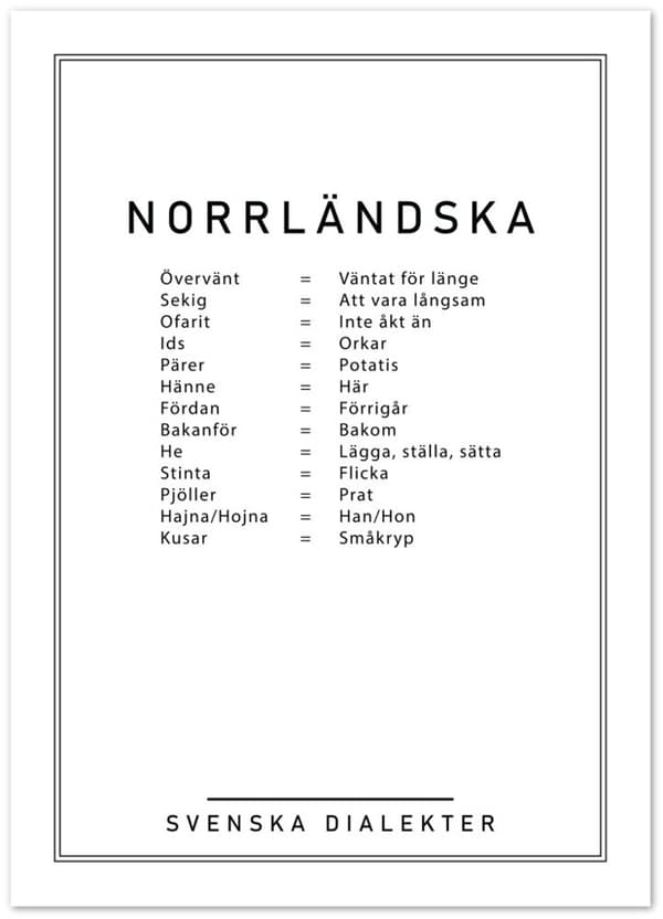 Norrl�ndska Poster - 50X70 cm / 20X28?