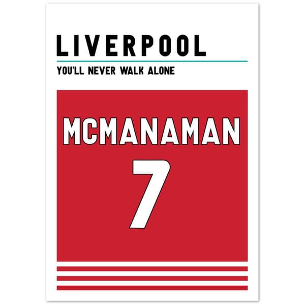 Steve McManaman Liverpool Poster - 50X70 cm / 20X28?
