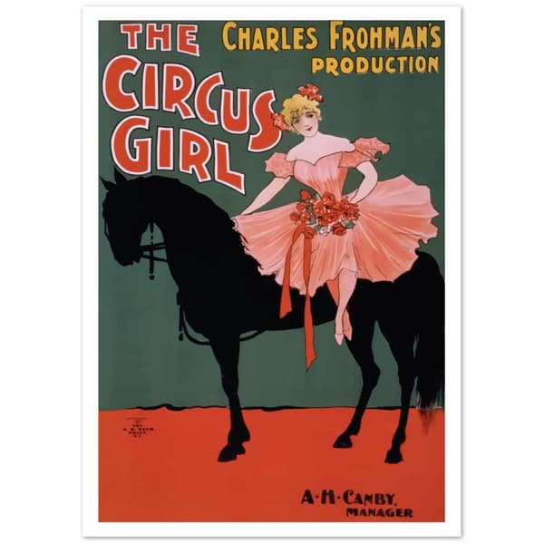 Vintage The Circus Girl Poster - 50X70 cm / 20X28?