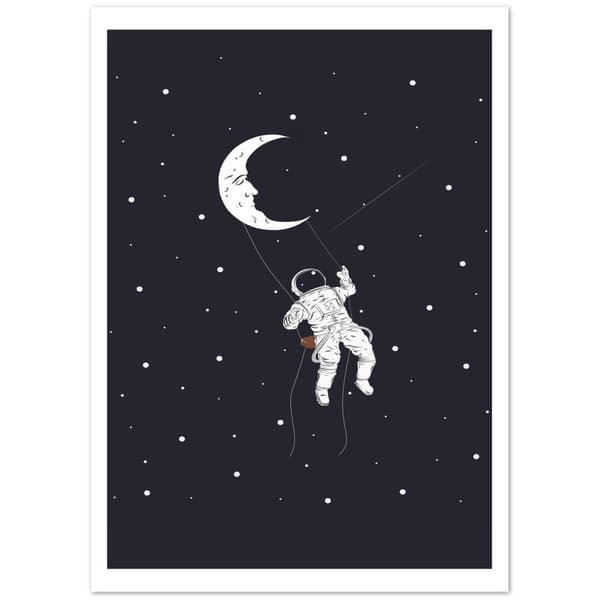 Astronaut Space Posters - 50X70 cm / 20X28?