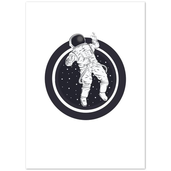 Astronaut Space Poster - 50X70 cm / 20X28?