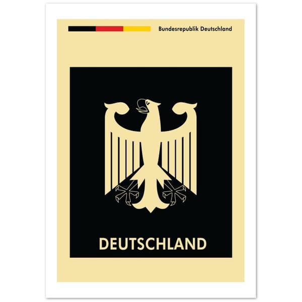 Deutschland Poster - 50X70 cm / 20X28?