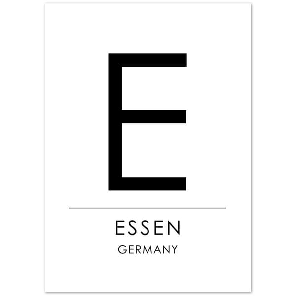 Essen Germany Poster - 50X70 cm / 20X28?