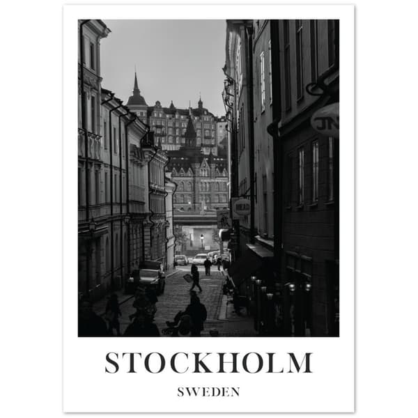 Stockholm Sweden Poster - 50X70 cm / 20X28?