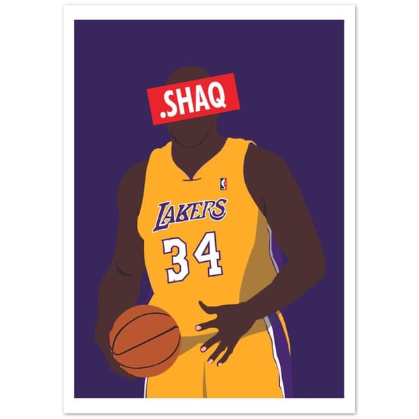Shaq Basketball Poster - 50X70 cm / 20X28?
