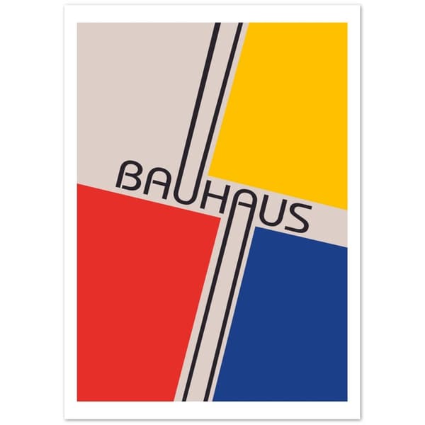 Bauhaus Poster - 50X70 cm / 20X28?