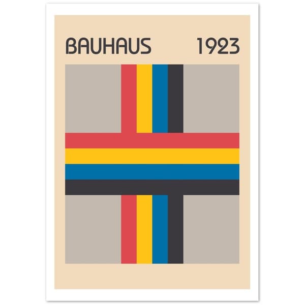Bauhaus 1923 Poster - 50X70 cm / 20X28?