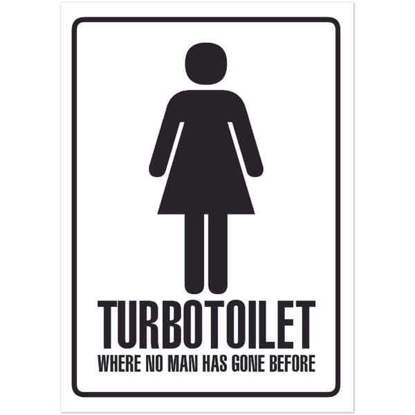 Turbotoilet Poster - 50X70 cm / 20X28?