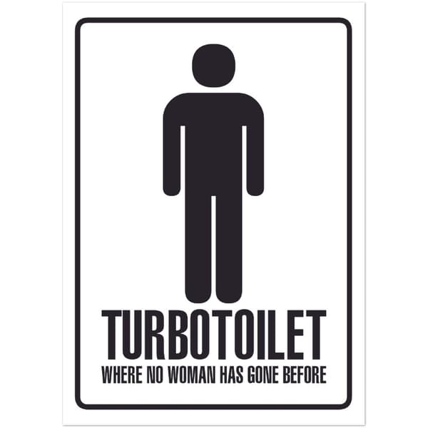 Turbotoilet Poster - 50X70 cm / 20X28?